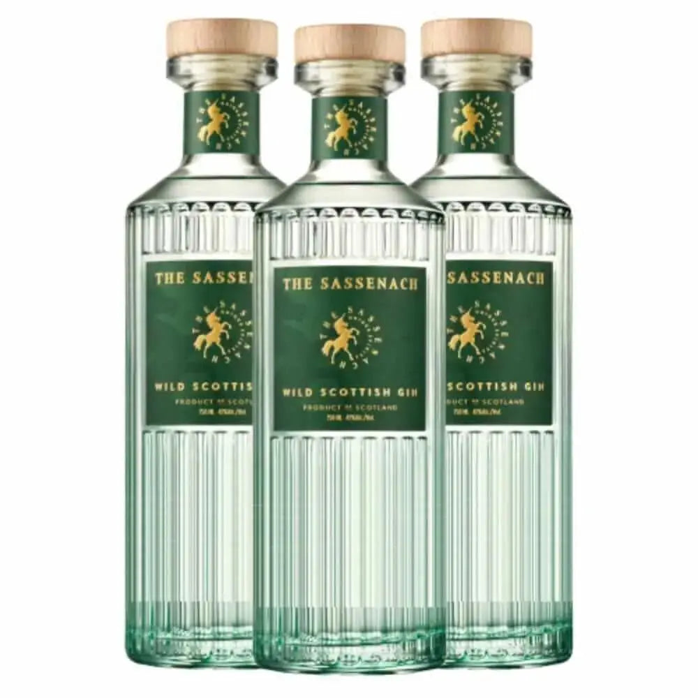 Sassenach Wild Scottish Gin 750ml Bundle 3-Pack