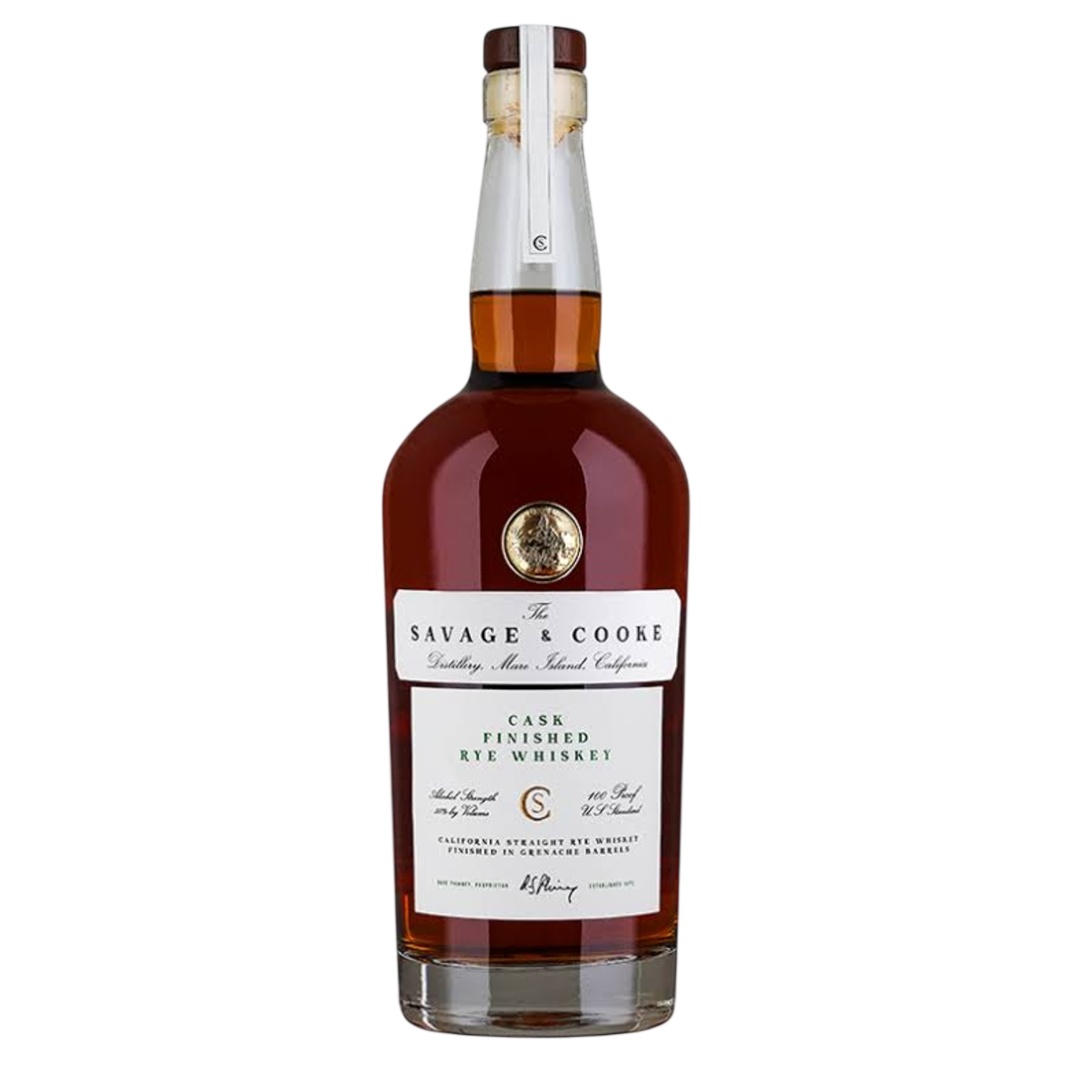 Savage & Cooke Cask Finished Rye 750 ml