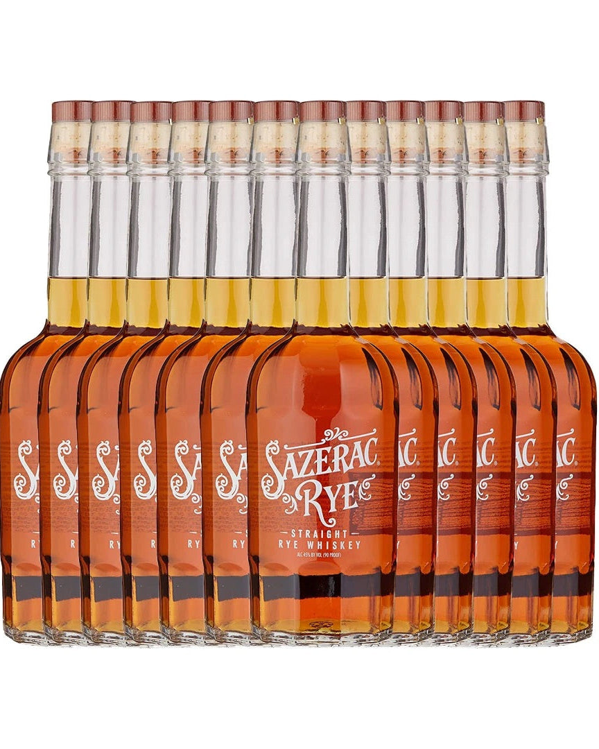 Sazerac Straight Rye Whiskey Bundle 750ml 12-Pack