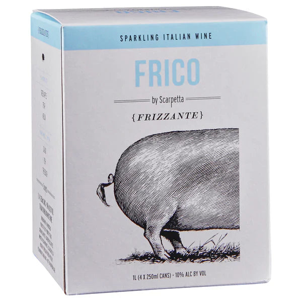 Scarpetta Frico Frizzante Veneto IGT 250ml Can 4-Pack