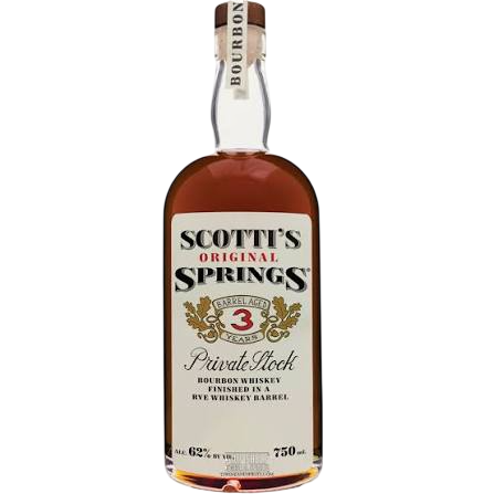 Scotti's Springs 3 Year Private Stock Barrel Aged Bourbon Finished in Rye Barrels 750 ml