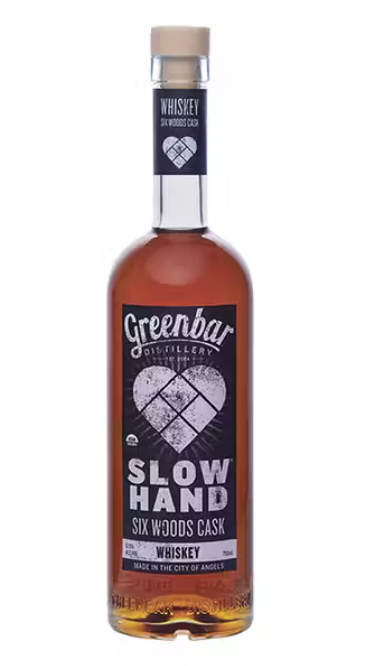 Greenbar Slow Hand Six Woods Malt Cask Strength Whiskey 750ml