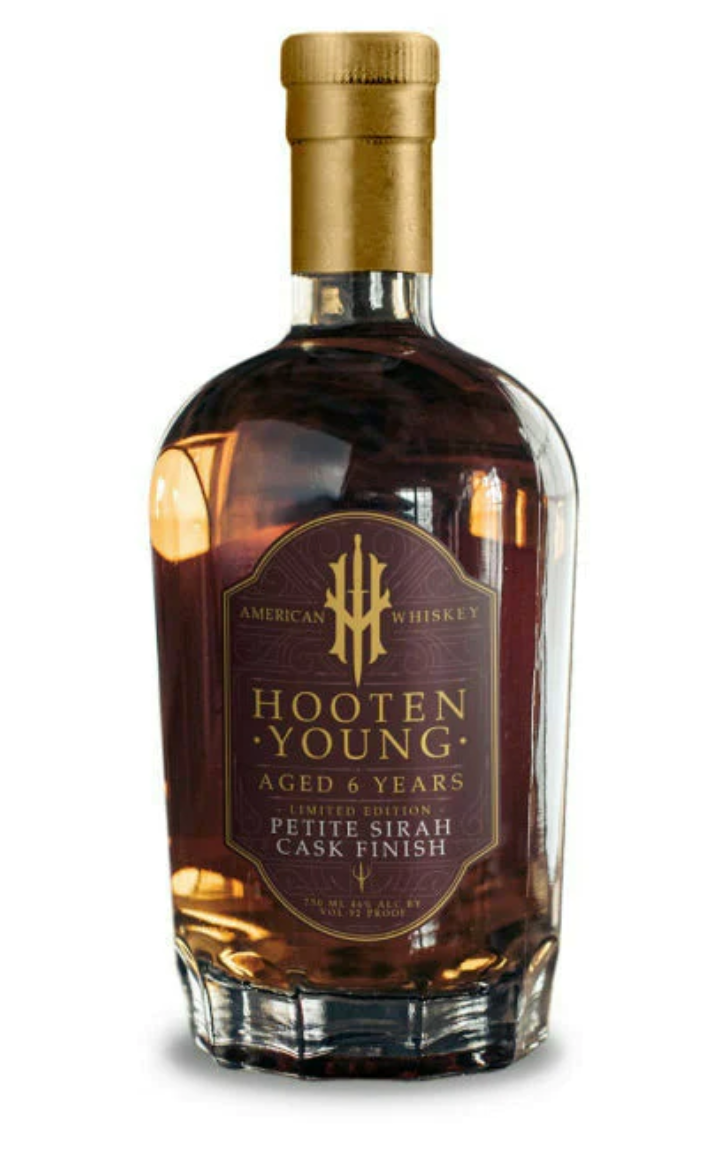 Hooten Young Petite Sirah Cask Finish 6 Year Old American Whiskey 750ml