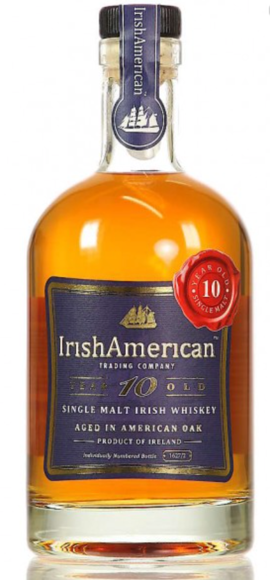 Irish American Trading Co. 10 Year Old Single Malt Irish Whiskey 750ml