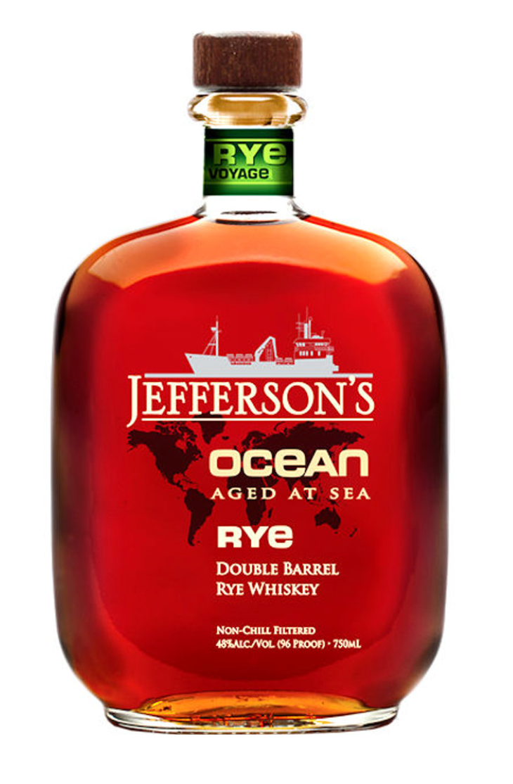 Jefferson's Aged At The Ocean Voyage 26 Double Barrel Rye Whiskey 750ml