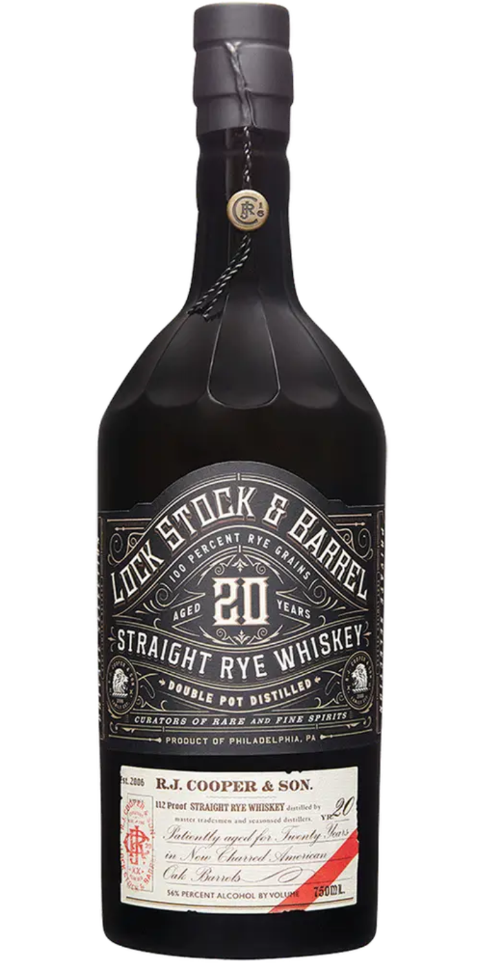Lock Stock & Barrel 20 Year Old Straight Rye Whiskey