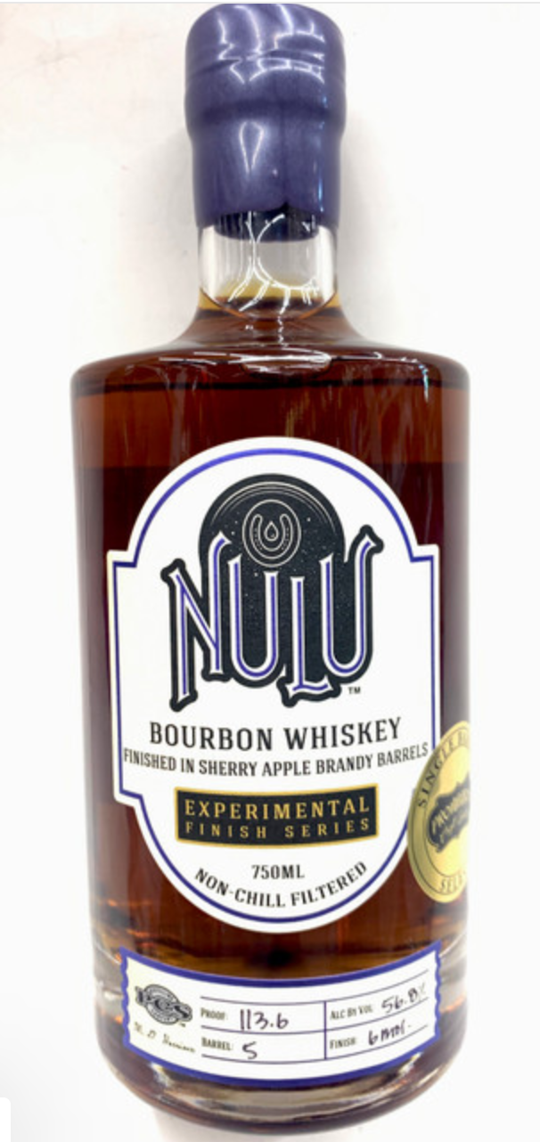Nulu Sherry Experimental Series Apple Brandy Barrel Finished Bourbon Whiskey 750ml