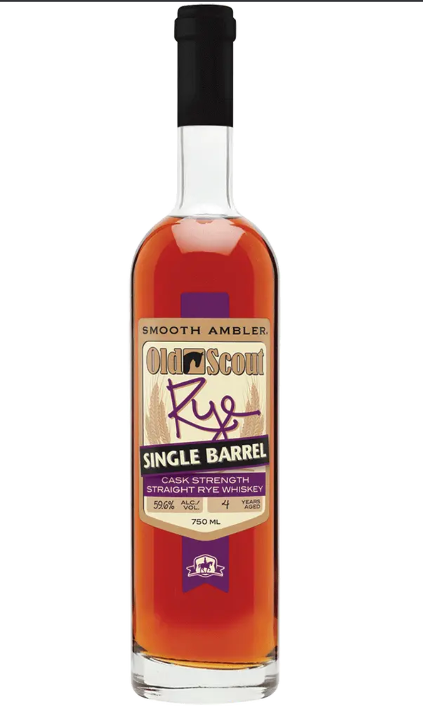 Smooth Ambler Old Scout Single Barrel Cask Strength Straight Rye Whiskey  750ml