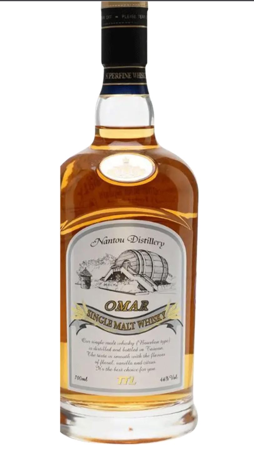 Omar Bourbon Barrel Single Malt Whisky 750ml
