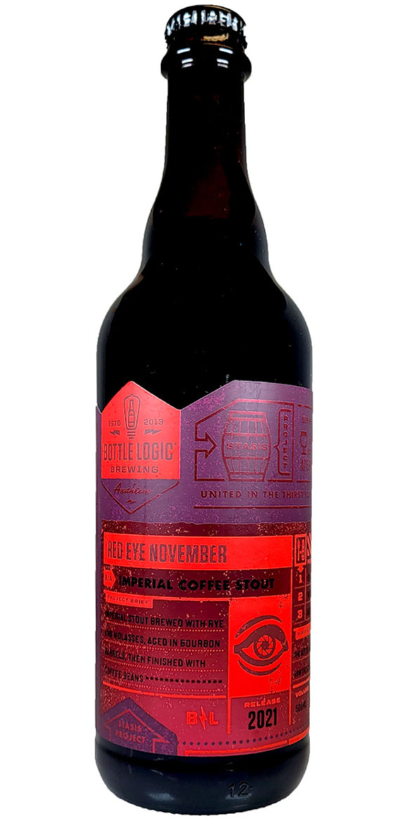 Bottle Logic Red Eye November Imperial Coffee Stout Beer 750ml