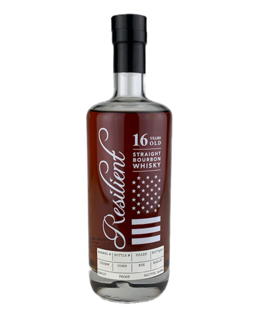 Resilient 16 Year Old Straight Bourbon Whisky 750ml