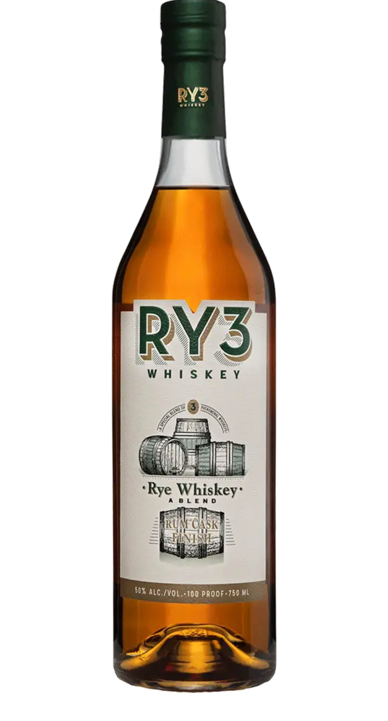 Ry3 Rum Cask Finish Rye Whiskey 750ml