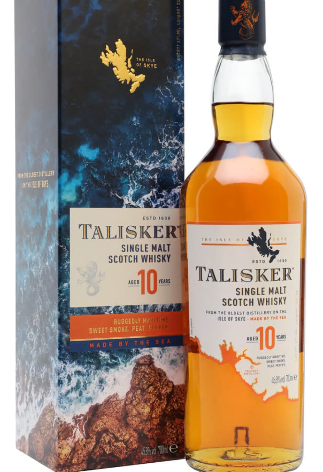 Talisker 10 Year Old Made By The Sea Single Malt Scotch Whisky