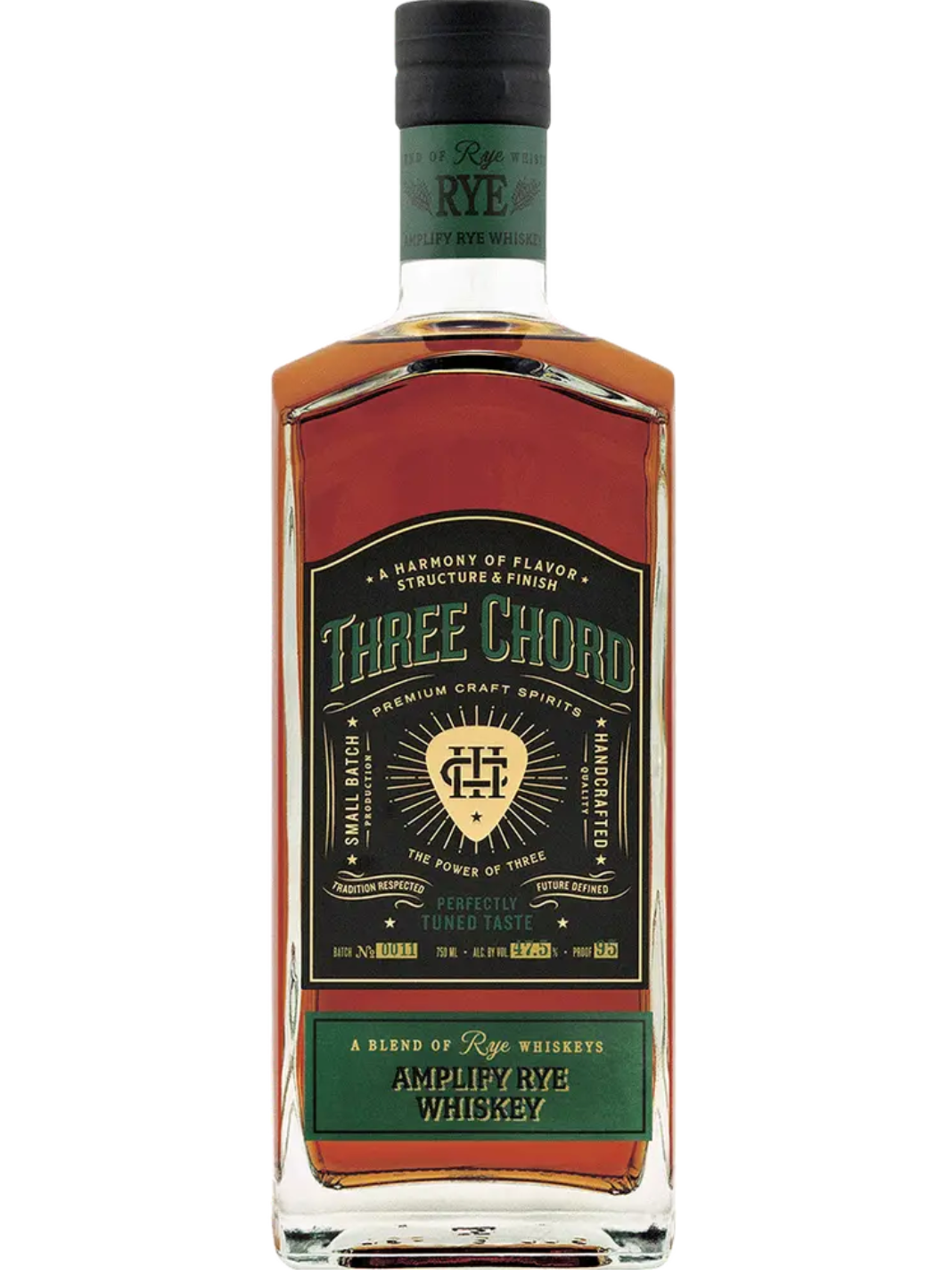 Three Chord Amplify Rye Whiskey 750ml