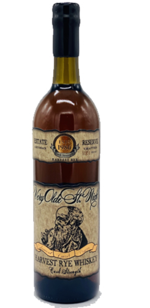 Very Olde St. Nick Estate Reserve Harvest Cask Strength Rye Whiskey 750ml