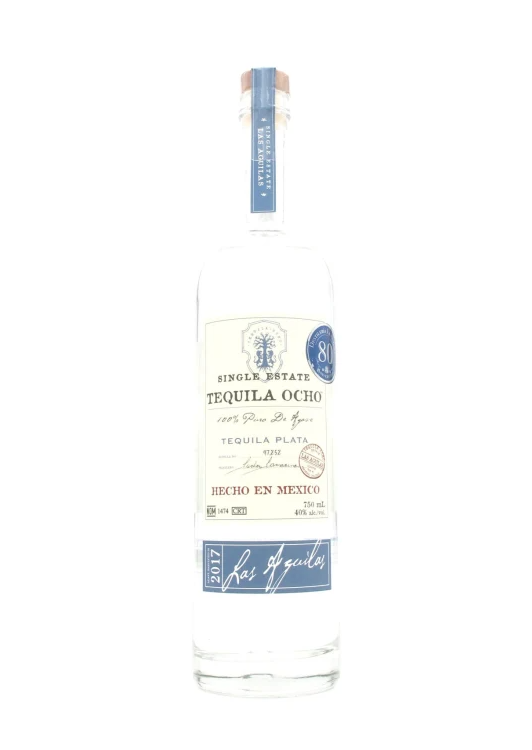Tequila Ocho Las Aguilas Plata Blanco Tequila 750ml