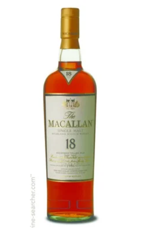 2021 Macallan 18 Year Old Sherry Oak Single Malt Scotch Whisky 750ml