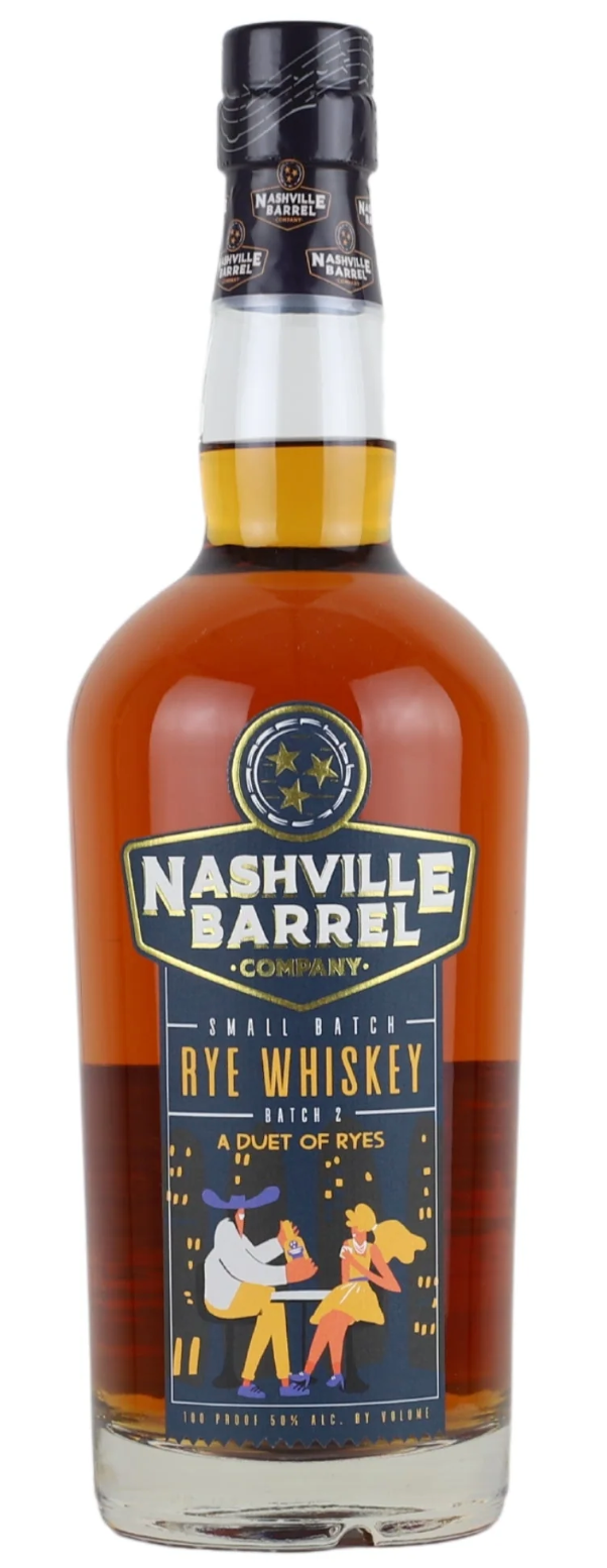 Nashville Barrel Co. Small Batch Rye Whiskey 750ml