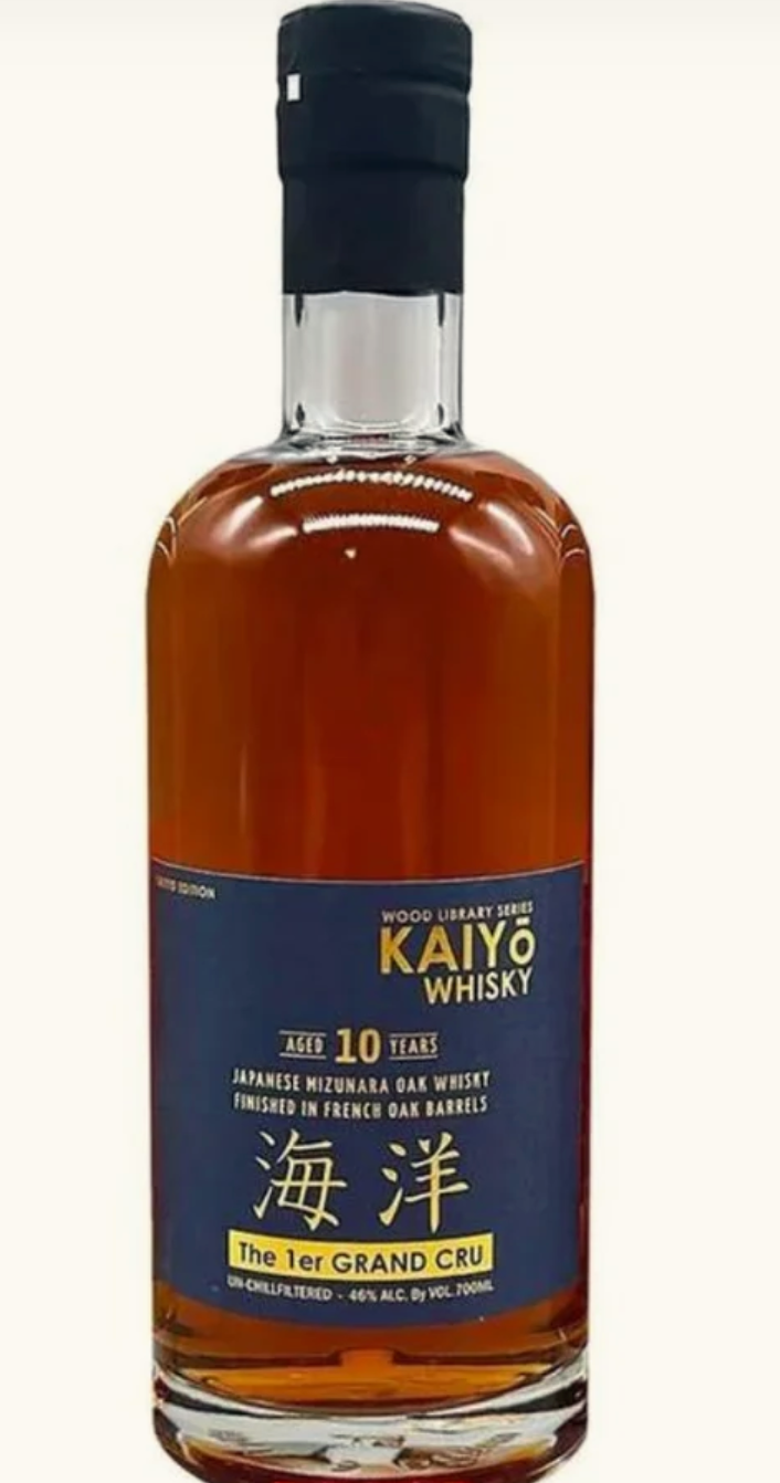 Kaiyo Wood Library Series 1er Grand Cru 10 Year Old Mizunara Oak Whisky