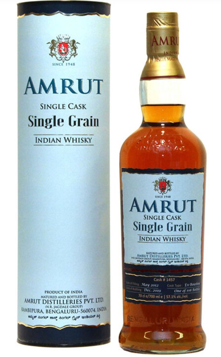 Amrut Single Cask Single Grain Indian Whisky 750ml