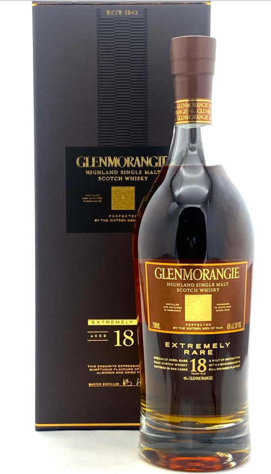 Glenmorangie 18 Year Old Extremely Rare Single Malt Scotch Whisky 750ml