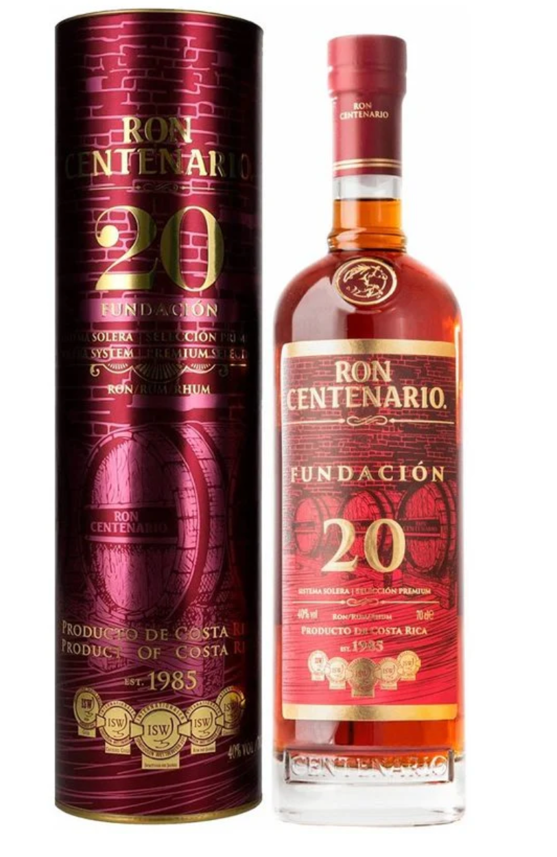 Ron Centenario Fundacion 20 Year Old Elron De Costa Rica Rum