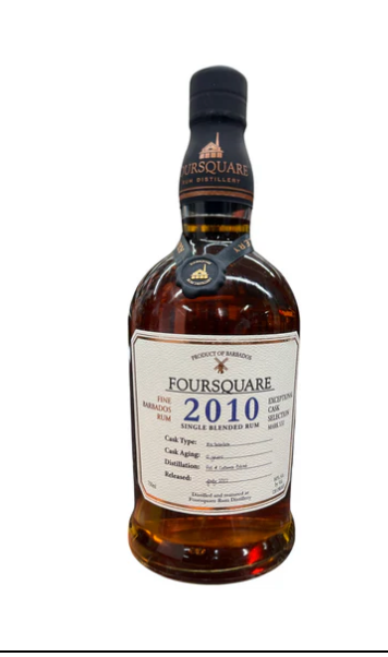 2010 Foursquare Rum Distillery Exceptional Cask Selection Mark XVII 12 Year Old Single Blended Rum 750ml