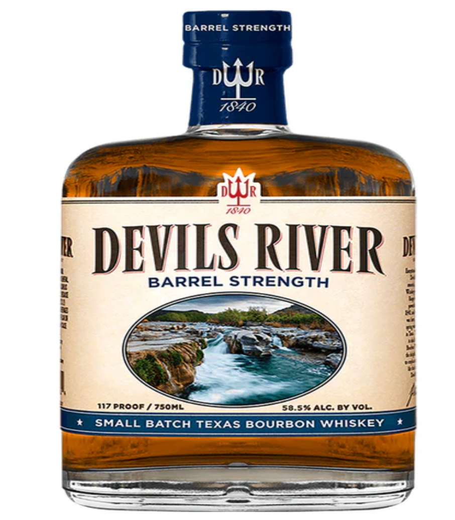 Devils River Barrel Strength Bourbon Whiskey 750ml