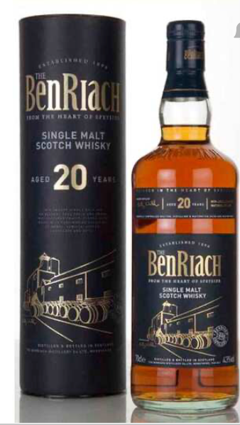 BenRiach 20 Year Old Single Malt Scotch Whisky