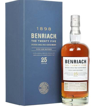BenRiach 25 Year Old Single Malt Scotch Whisky 750ml
