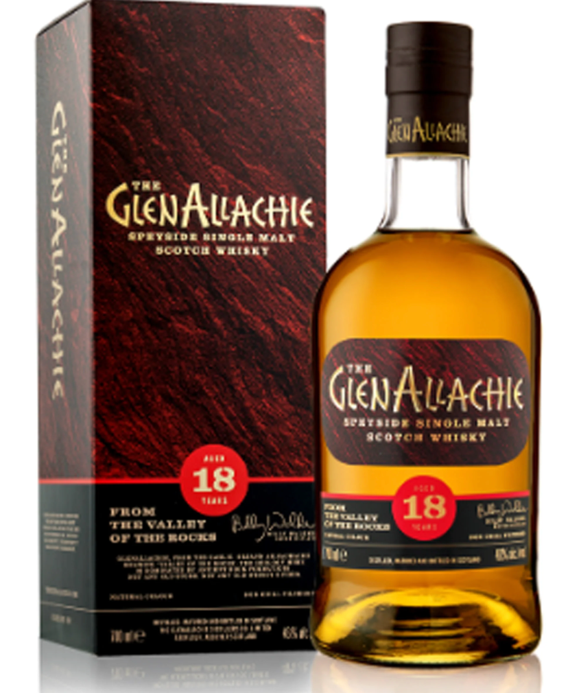 GlenAllachie 18 Year Old Single Malt Scotch Whisky
