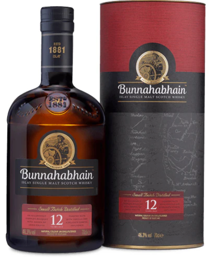 Bunnahabhain 12 Year Old Single Malt Scotch Whisky 700ml