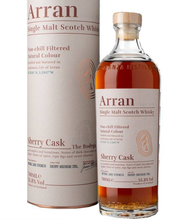 The Arran Malt Distillery Sherry Cask Single Malt Scotch Whisky 750ml