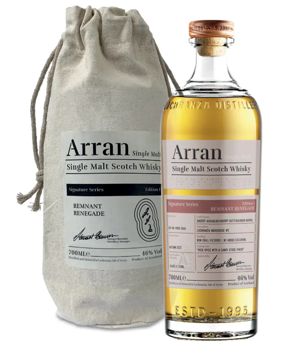 The Arran Malt Distillery Signature Series Edition 1 Remnant Renegade Single Malt Scotch Whisky 750ml