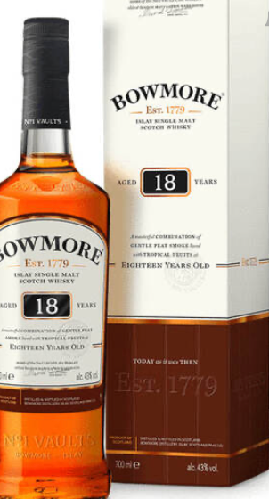 Bowmore 18 Year Old Single Malt Scotch Whisky 700ml