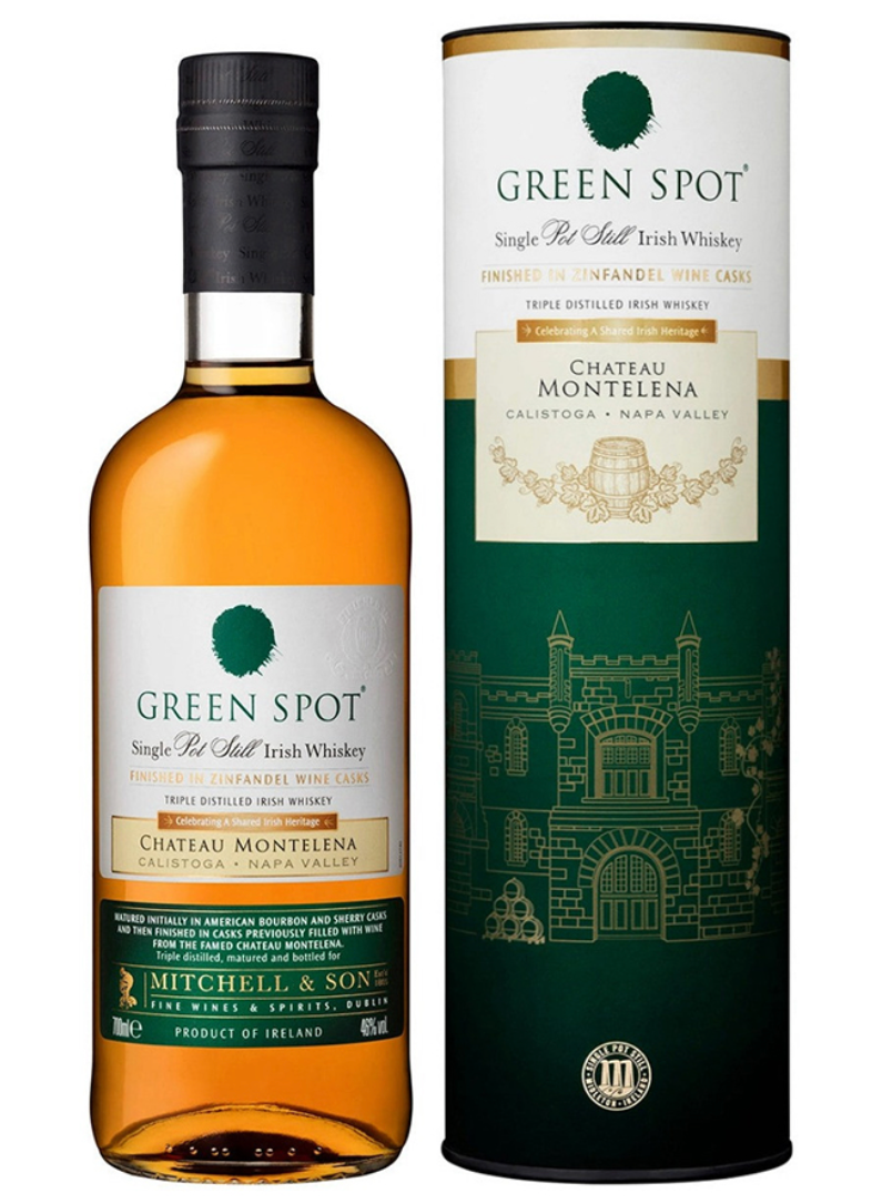 Mitchell & Son Green Spot Chateau Montelena Zinfandel Wine Cask Finish Single Pot Still Irish Whiskey