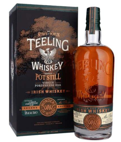 Teeling Whiskey Co. Wonders of Wood Second Edition Virgin Portuguese Oak Single Pot Still Irish Whiskey