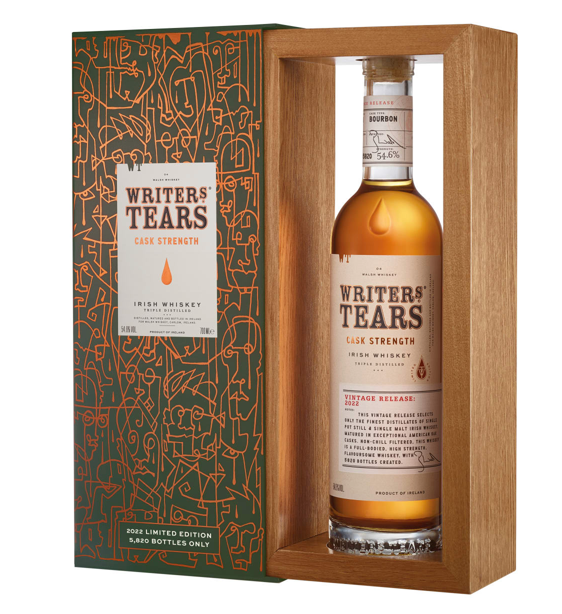 2022 Writers Tears Cask Strength Irish Whiskey