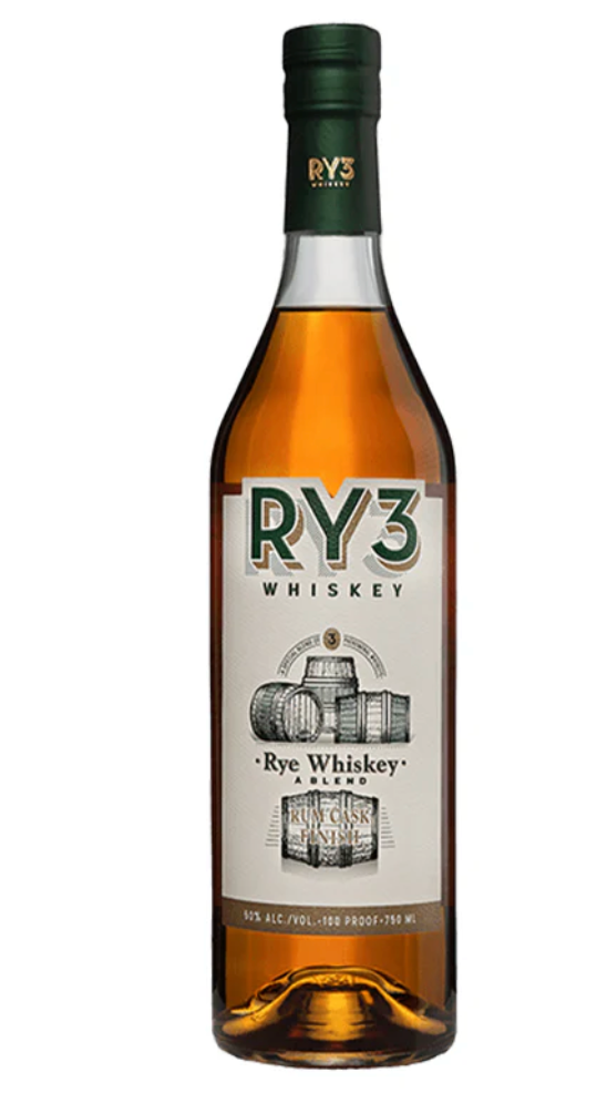 Ry3 Rum Cask Finish Cask Strength Rye Whiskey 750ml