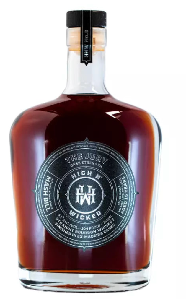 High N' Wicked The Jury 15 Years Old Straight Bourbon Whiskey 750ml