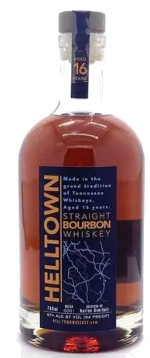 Helltown 16 Year Old Straight Bourbon Whiskey 750ml