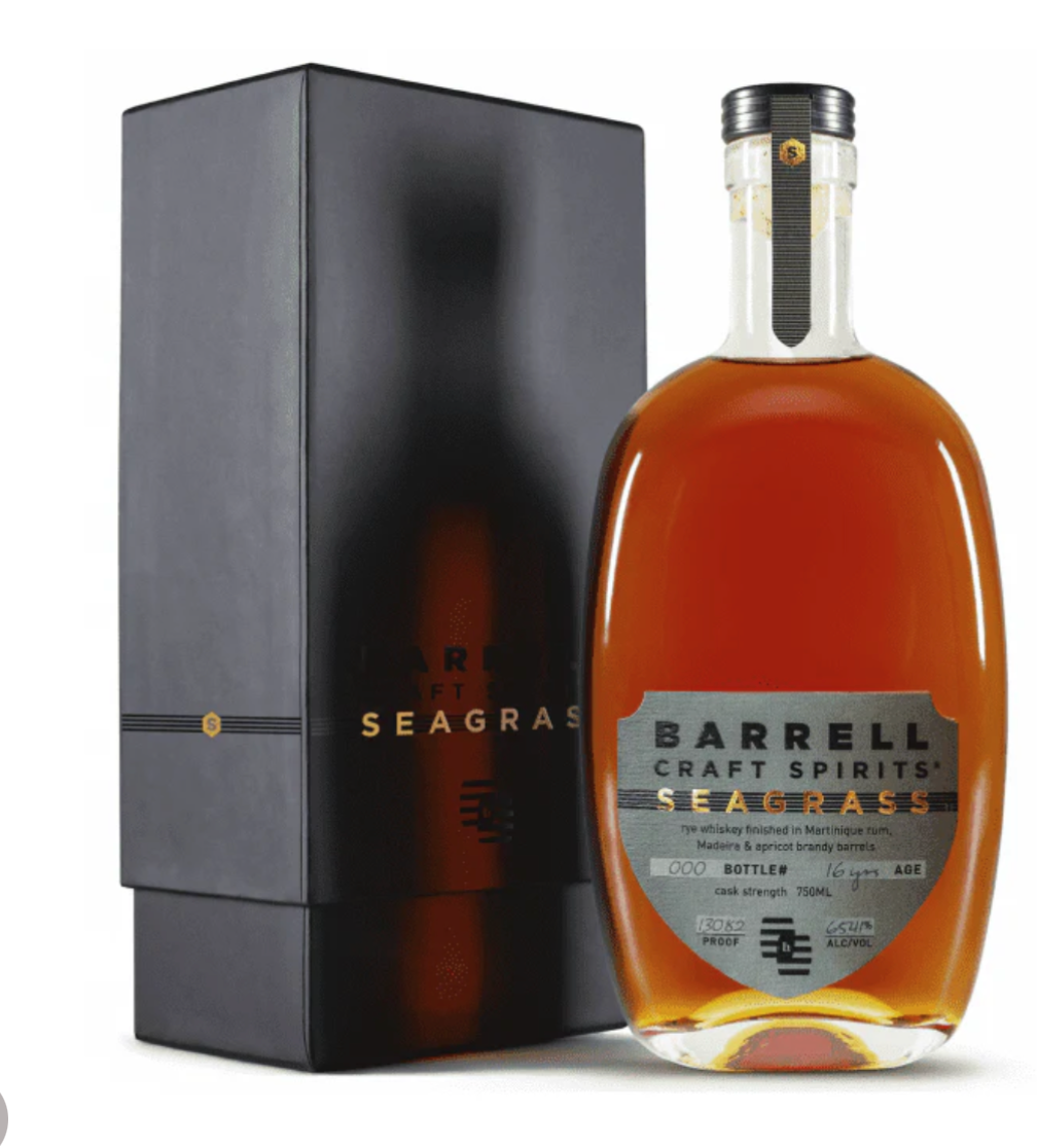 Barrell Craft Spirits Seagrass 16 Year Old Gray Label Cask Strength Rye Whiskey 750ml