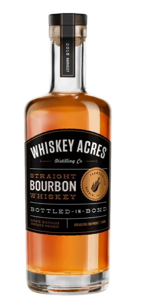 Whiskey Acres Distilling Co. Bottled-in-Bond Straight Bourbon Whiskey 750ml