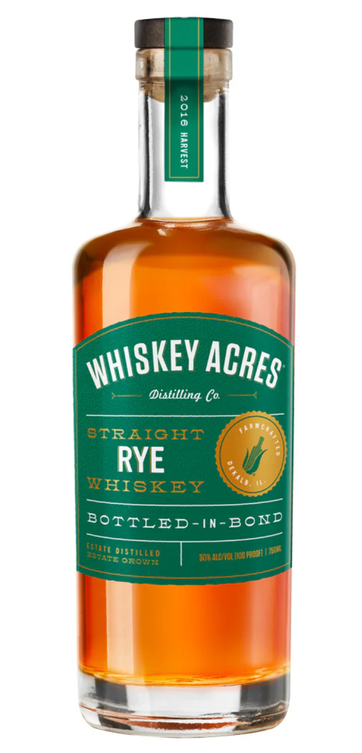 Whiskey Acres Distilling Co. Farmcrafted Straight Rye Whiskey 750ml