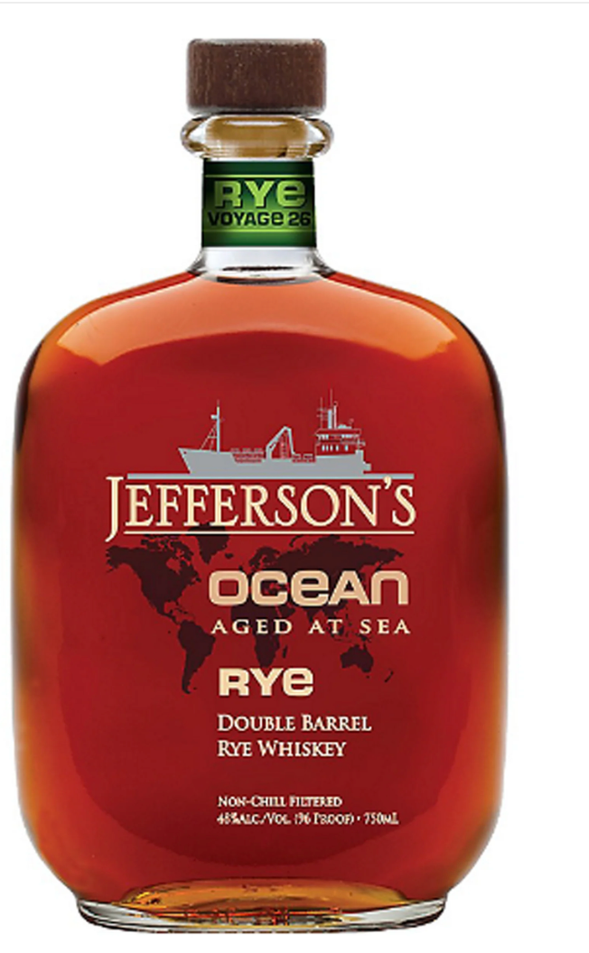 Jefferson's 26 Year Old Ocean Aged at Sea Double Barrel Rye Whiskey 750ml