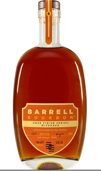 Barrell Craft Spirits Cask Finish Series Mizunara Straight Bourbon Whiskey 750ml
