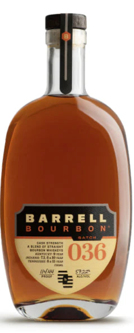Barrell Craft Spirits Batch 36 Cask Strength Straight Bourbon Whiskey 750ml