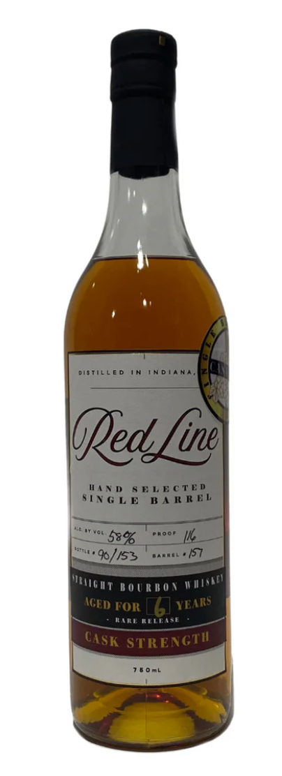 Red Line 6 Year Old Cask Strength Single Barrel Bourbon Whiskey 750ml