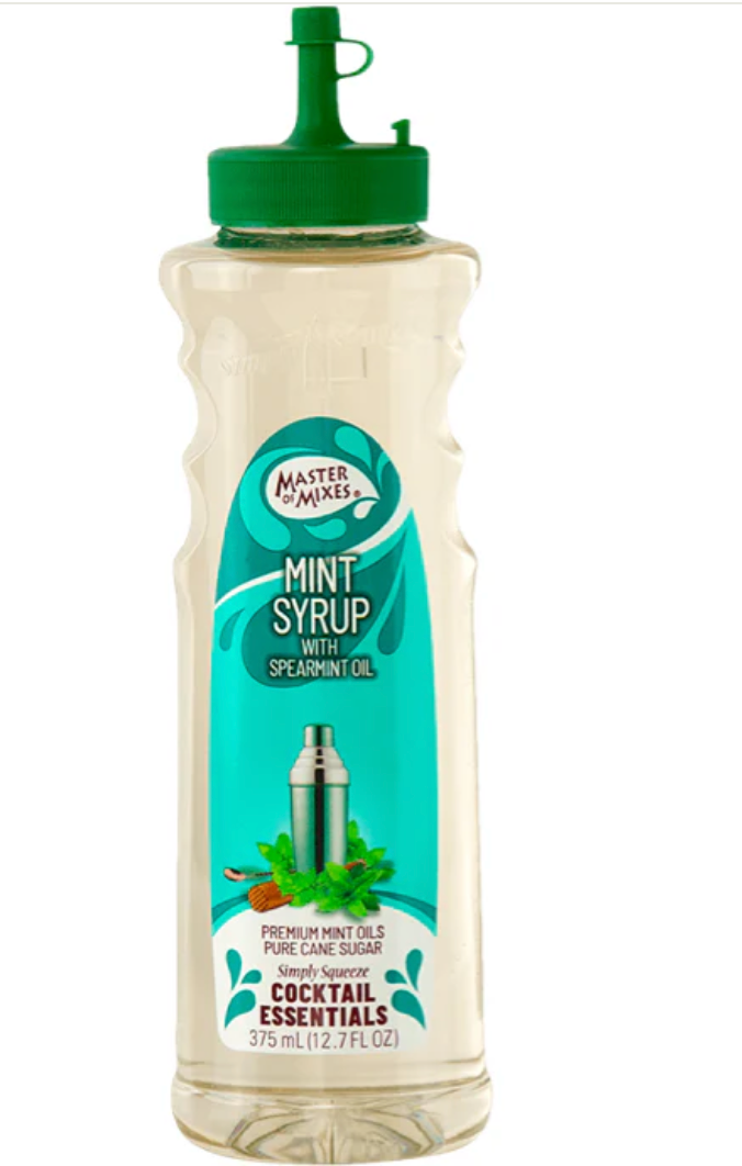 Master of Mixes Mint Simple Syrup with Spearmint Oil 375ml