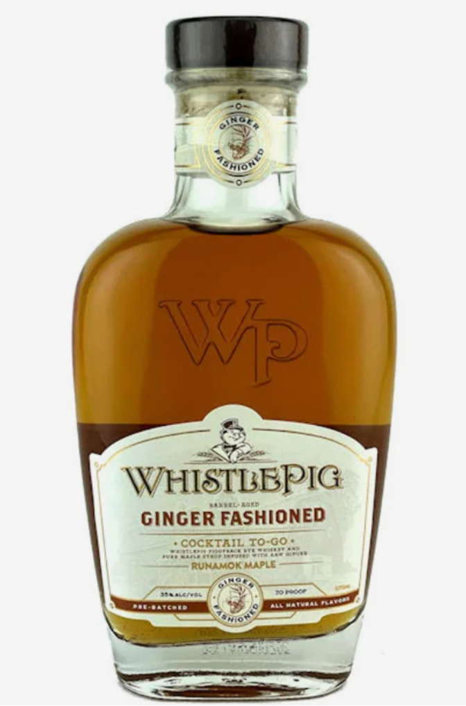 WhistlePig Ginger Fashioned Runamok Maple Cocktail To-Go 375ml